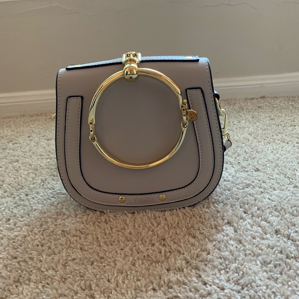 Circular Ring Handle Handbags Small Crossbody